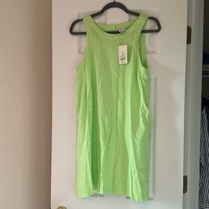 NWT A New Day linen dress lime medium